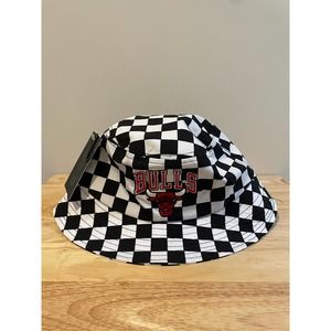 Chicago Bulls Bucket Hat Checkered Boonie NBA Ultra Game